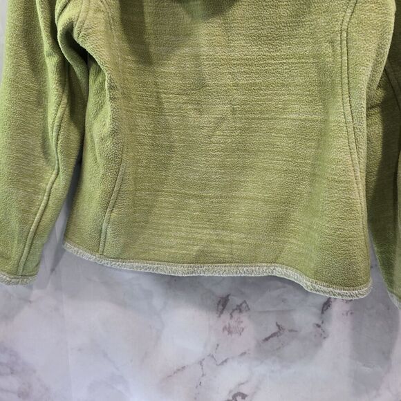 Marmot Jacket Womens Small Green Hooded Sherpa Teddy Fleece Full Zip Coat - Picture 7 of 10